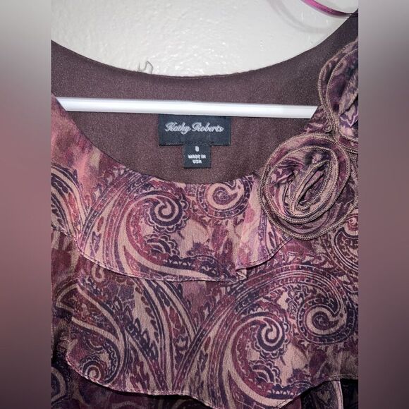 NWOT KATHY ROBERTS DRESS SIZE 8 EXCELLENT CONDITION - Picture 3 of 7